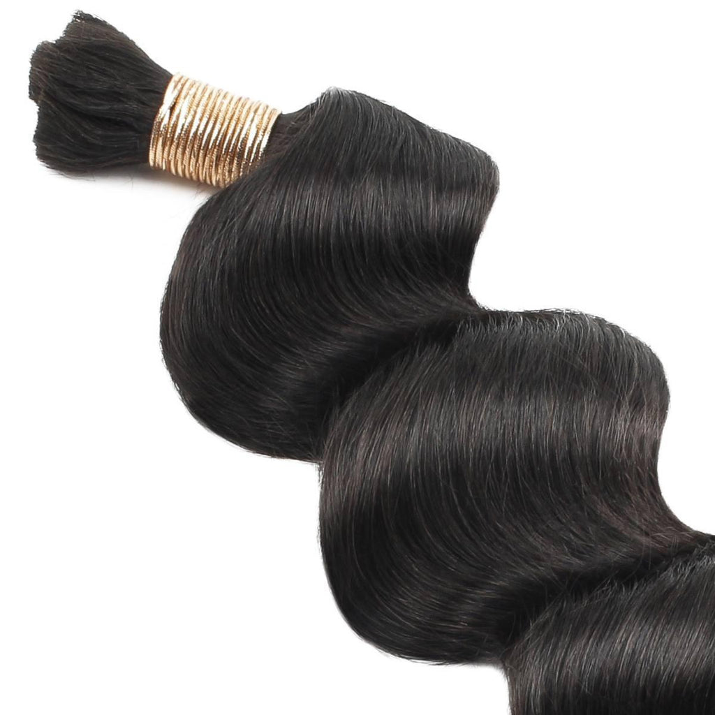 Loose Wave Bulk 100% Human Braiding Hair