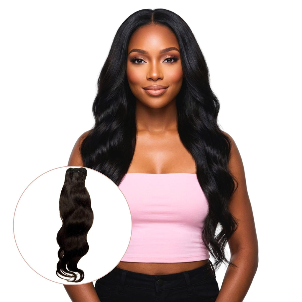 Raw Indian Wavy 100% Human Hair Bundles