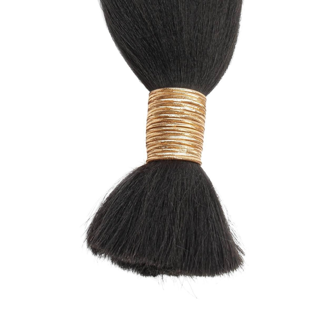 Yaki Straight Bulk 100% Human Braiding Hair