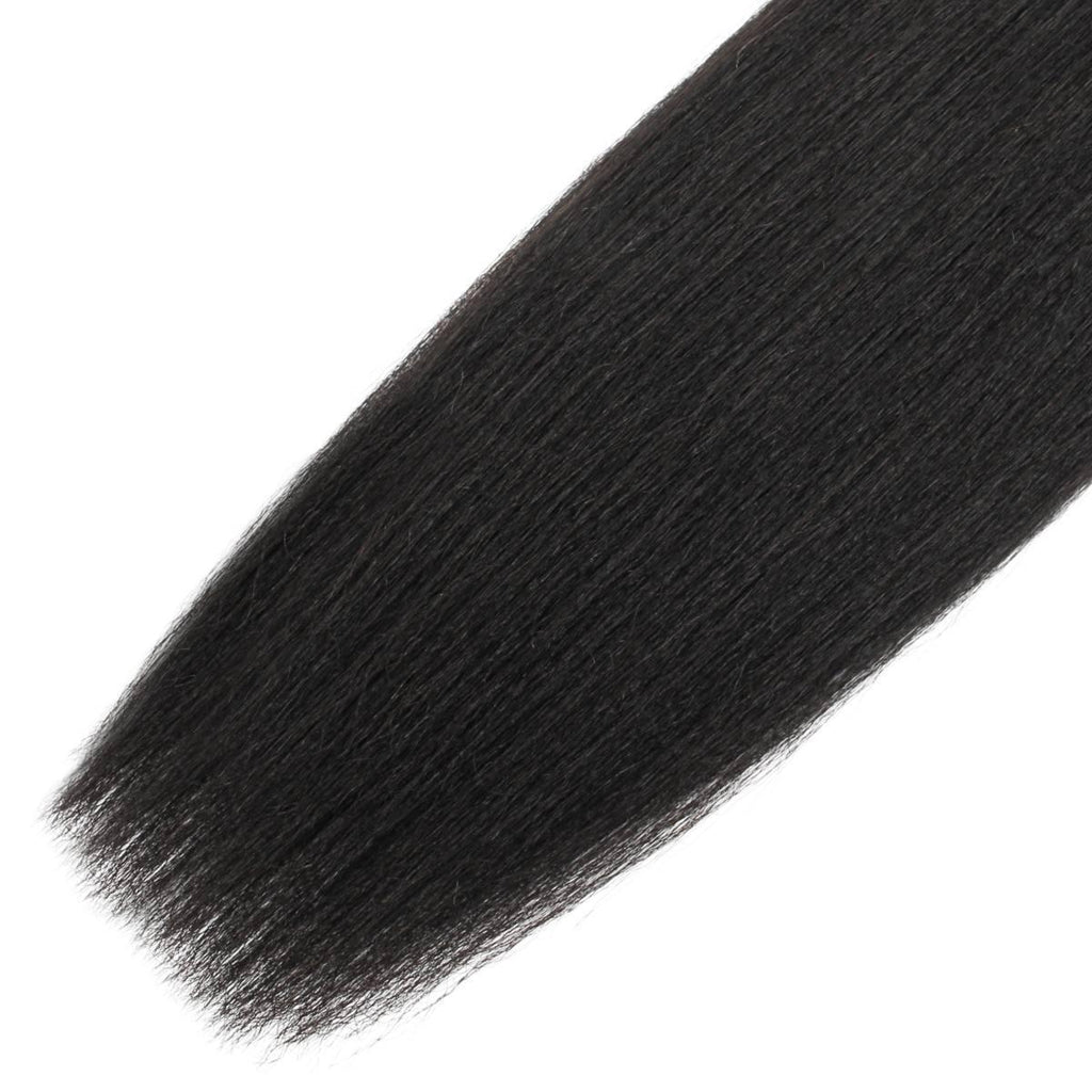 Yaki Straight Bulk 100% Human Braiding Hair